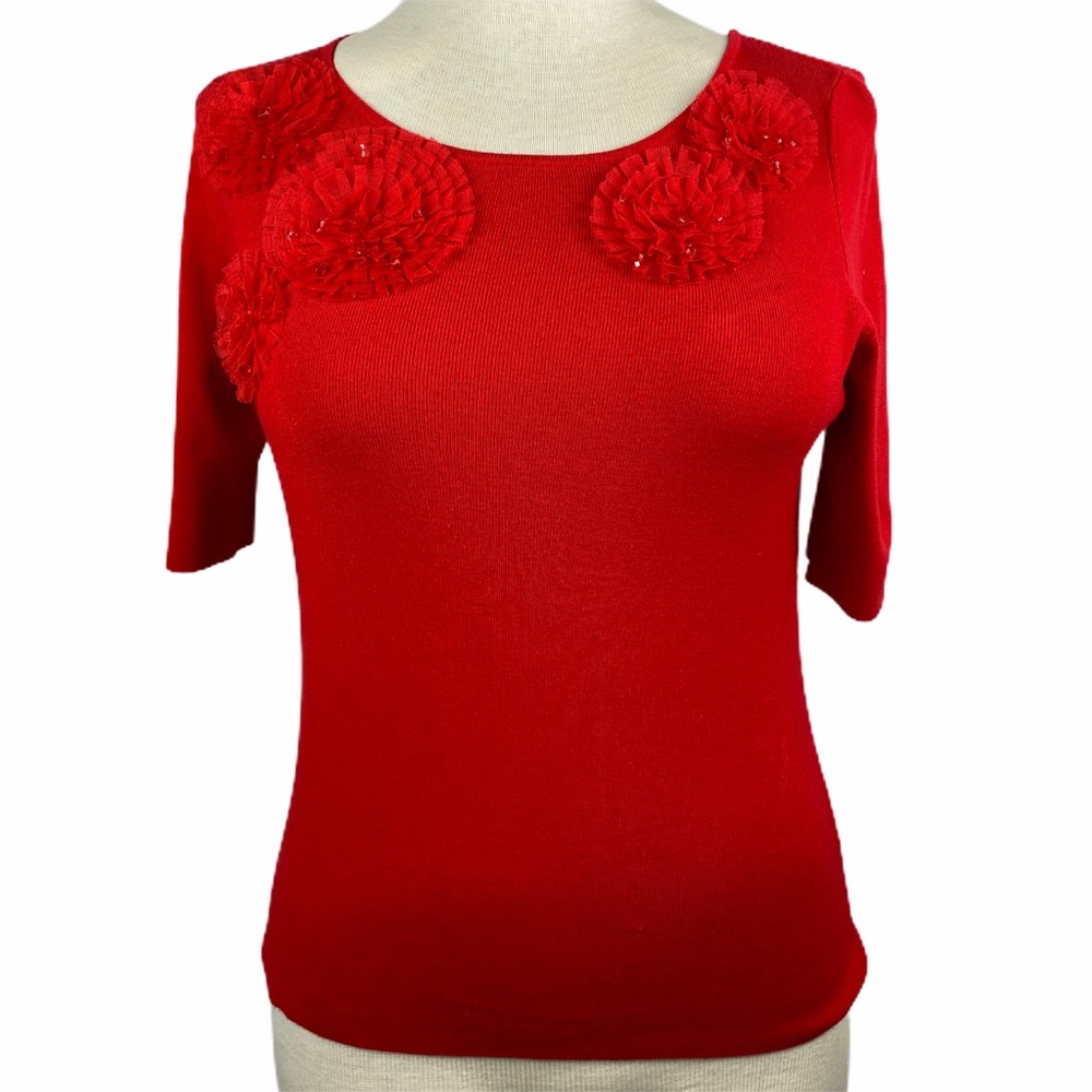 Ruby Rd. Blouse Red XL